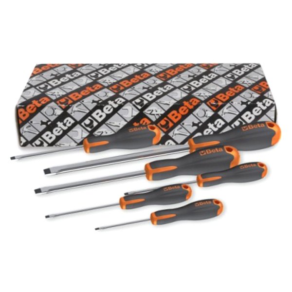 1201E/S6-SET OF 6 SCREWDRIVERS SLOTTED