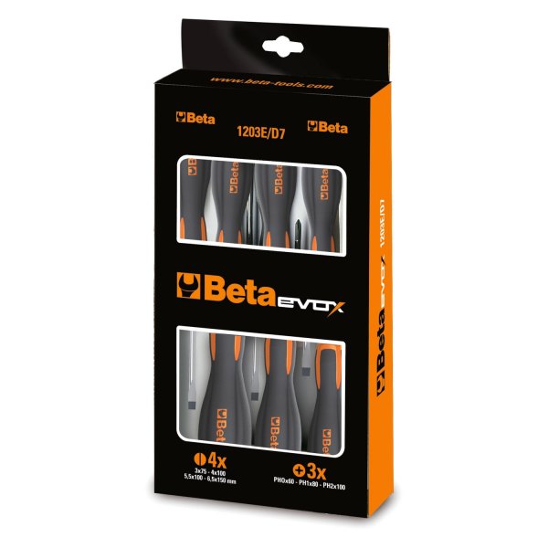 1203E/D7-SET OF 7 SCREWDRIVERS
