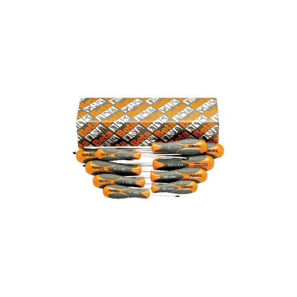 1293/S10-SET OF 10 SCREWDRIVERS IN BOX