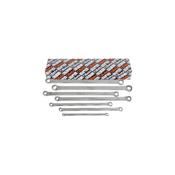88/S7-SET OF 7 DOUBLE ENDED FLAT RING WR