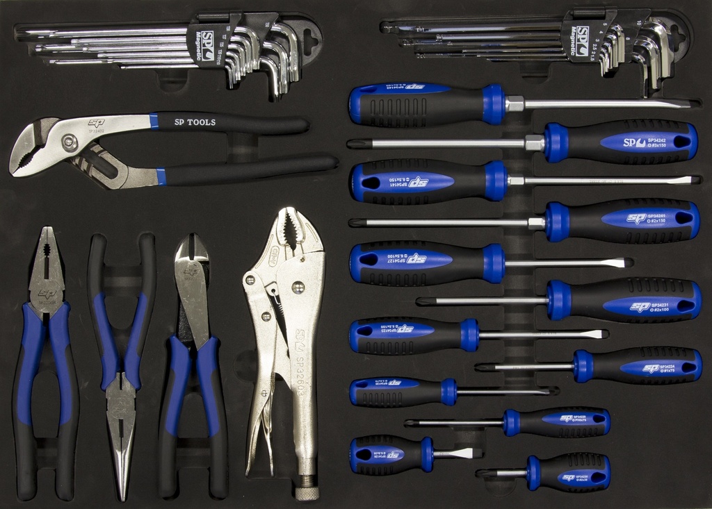 SP TOOLKIT METRIC/INCH 160 PC IN CUSTOM TOPBOX 7 DRAWERS