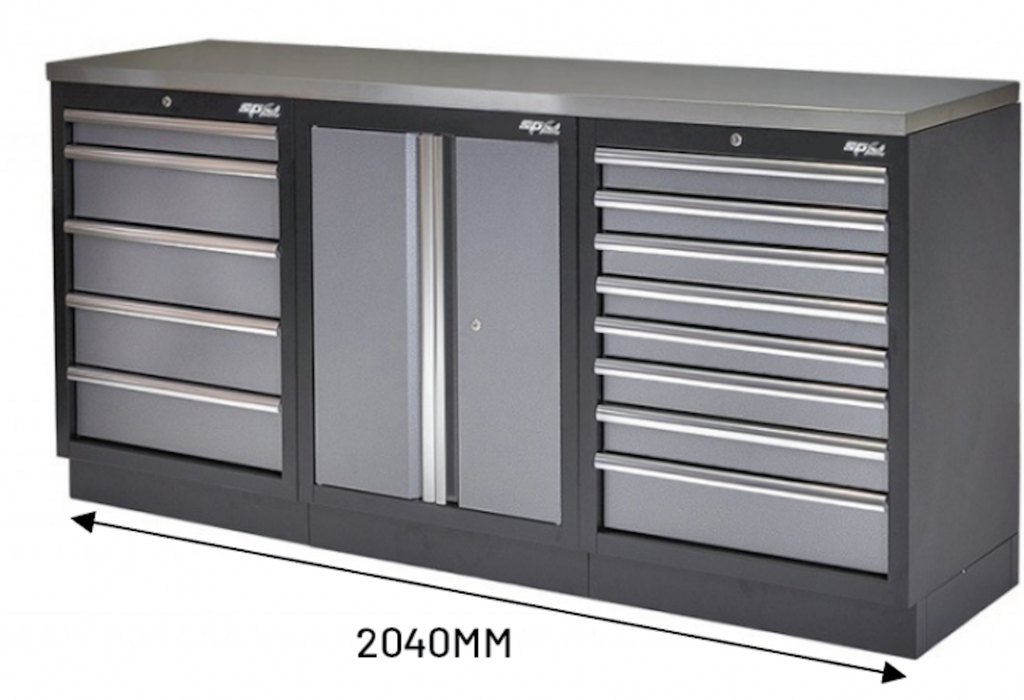 3 PC WORKSHOP SYSTEM STAINLESS STEEL