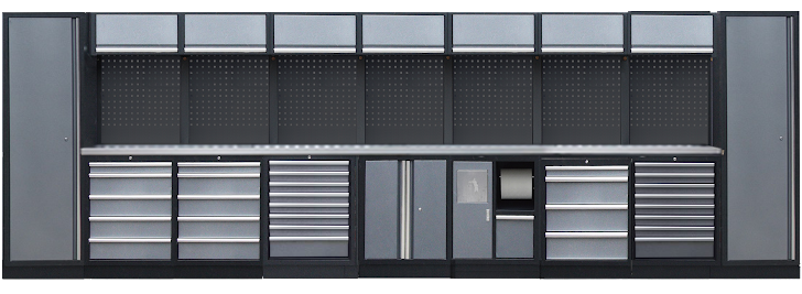 WORKSHOP SERIES 9-PIECE WITH STAINLESS STEEL WORKTOP