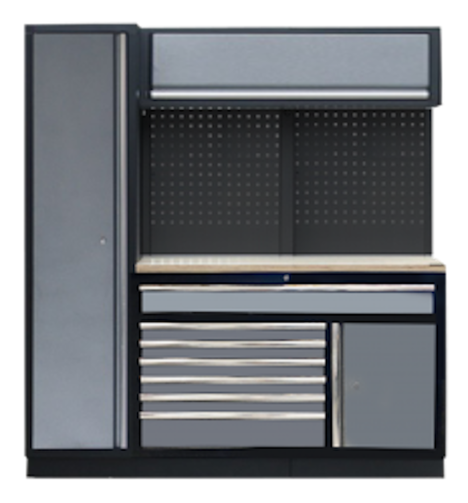 WORKSHOP SYSTEM 11 PIECES WITH WOODEN WORKTOP
