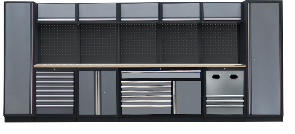 WORKSHOP SYSTEM 30 PIECES WITH WOODEN WORKTOP