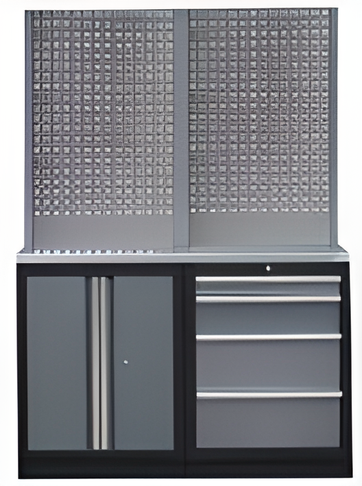 PROFESSIONAL GARAGE SERIES W/2 BACKING PANEL WITH SS TOP