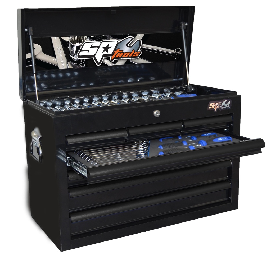 CUSTOM SERIES - TOOLKIT 130PC - IN TOPBOX SMALL (SOFTGRIP RATCHETS)