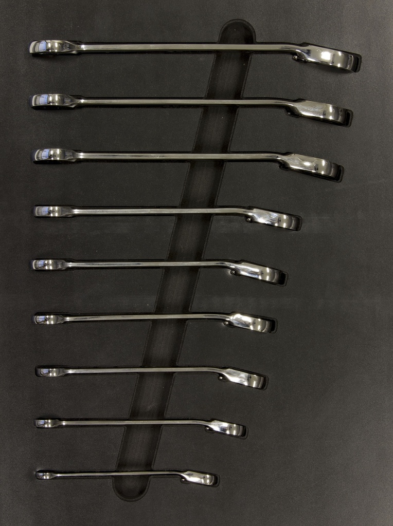 MINI EVA FOAM INLAY GEARDRIVE SPANNERS 9PC