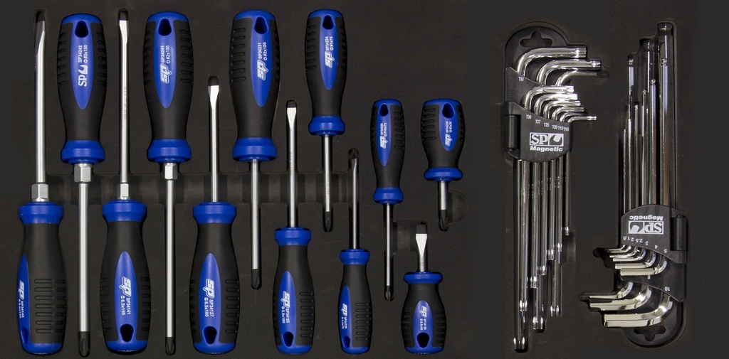 EVA FOAM INLAY SCREW DRIVERS AND L-KEYS