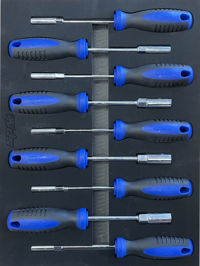 SOCKET SCREWDRIVERSET 9 PCS IN MINI EVA FOAM INLAY