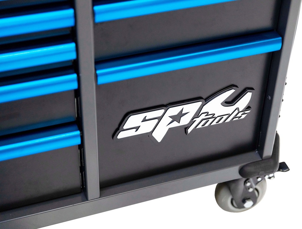 411 PC TOOLKIT IN TECH SERIES ROLLERCAB DIAMOND BLACK/BLUE 13 DRAWERS