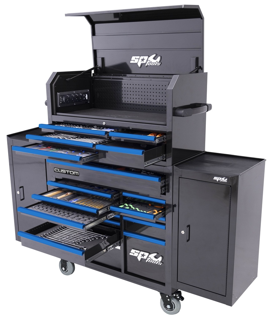 396 PC TOOLKIT IN CUSTOM SERIES COMBINATION XXL BLACK/ BLUE