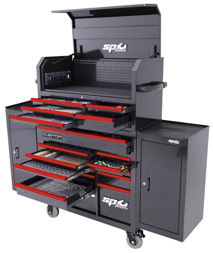 396 PC TOOLKIT IN CUSTOM SERIES COMBINATION XXL BLACK/ RED