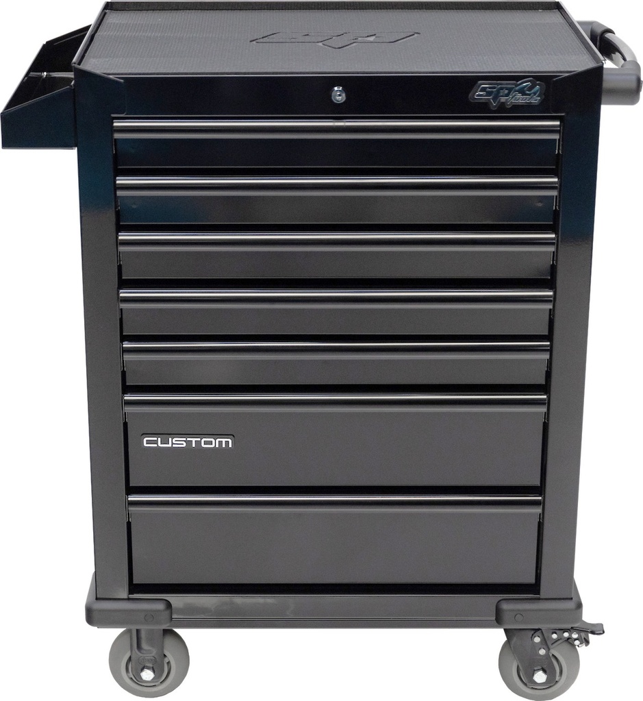 TOOLKIT 214 PC IN CUSTOM SERIES ROLLERCABINET BLACK/BLACK