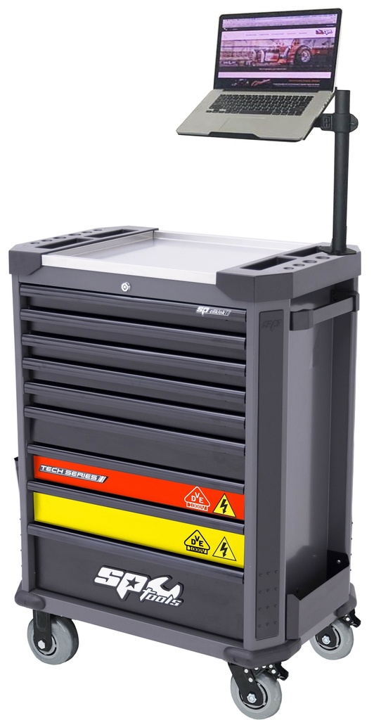 TOOLKIT INSULATED 199 PC IN TECH SERIES ROLLERCABINET BLACK