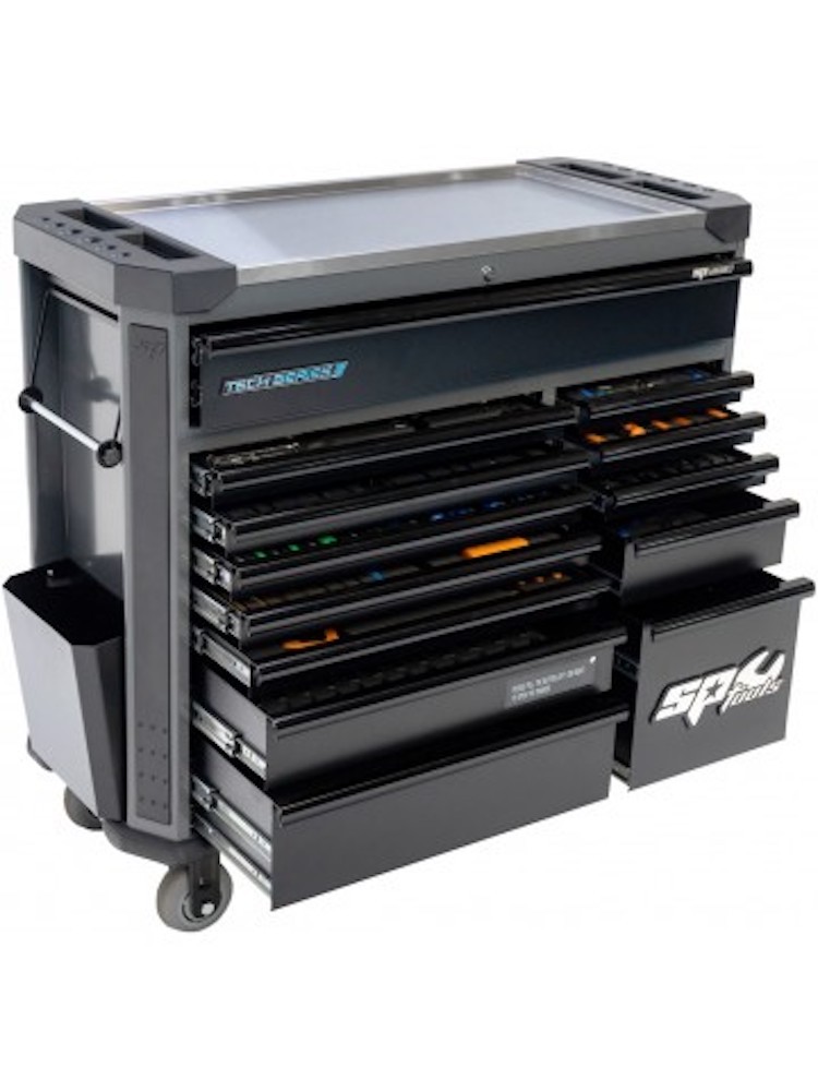 TOOLKIT 439 PC IN TECH SERIES ROLLERCABINET 9 DRAWERS DIAMOND BLACK