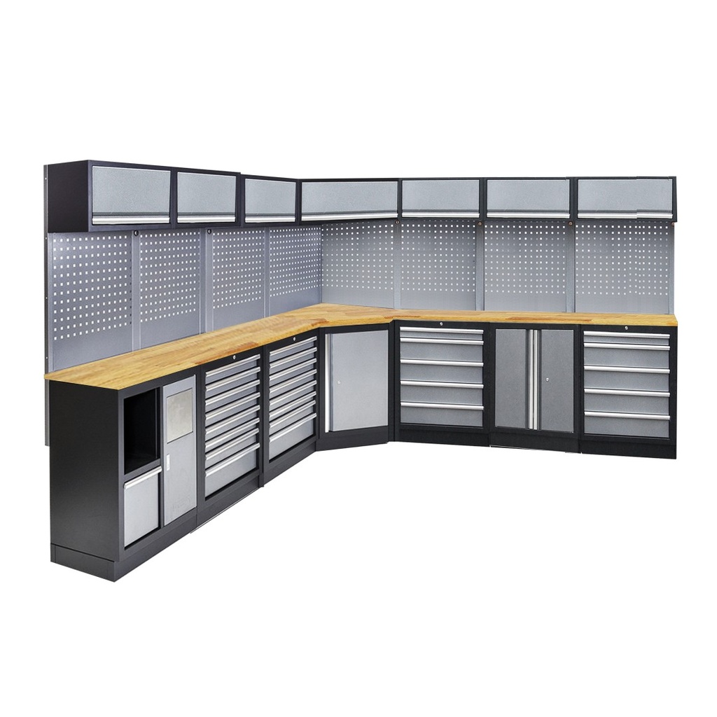 EXTENDED WORKSHOP SERIES CORNER UNIT TIMBER TOP