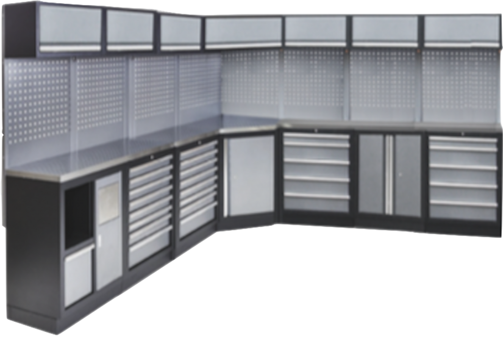 EXTENDED WORKSHOP SERIES CORNER UNIT TIMBER TOP