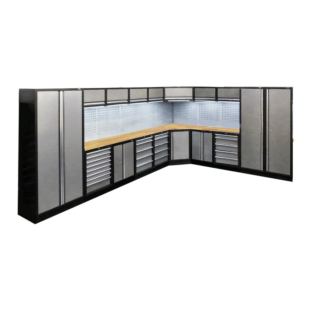 EXTENDED WORKSHOP SERIES CORNER UNIT TIMBER TOP