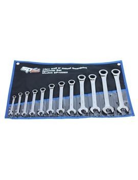 SPANNER SET GEARDRIVE FLAT ROE SAE 12PC