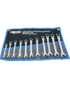 SPANNER SET FLEXHEAD GEARDRIVE ROE METRIC 11PC