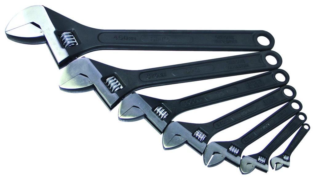 ADJUSTABLE WRENCH 375MM CHROME