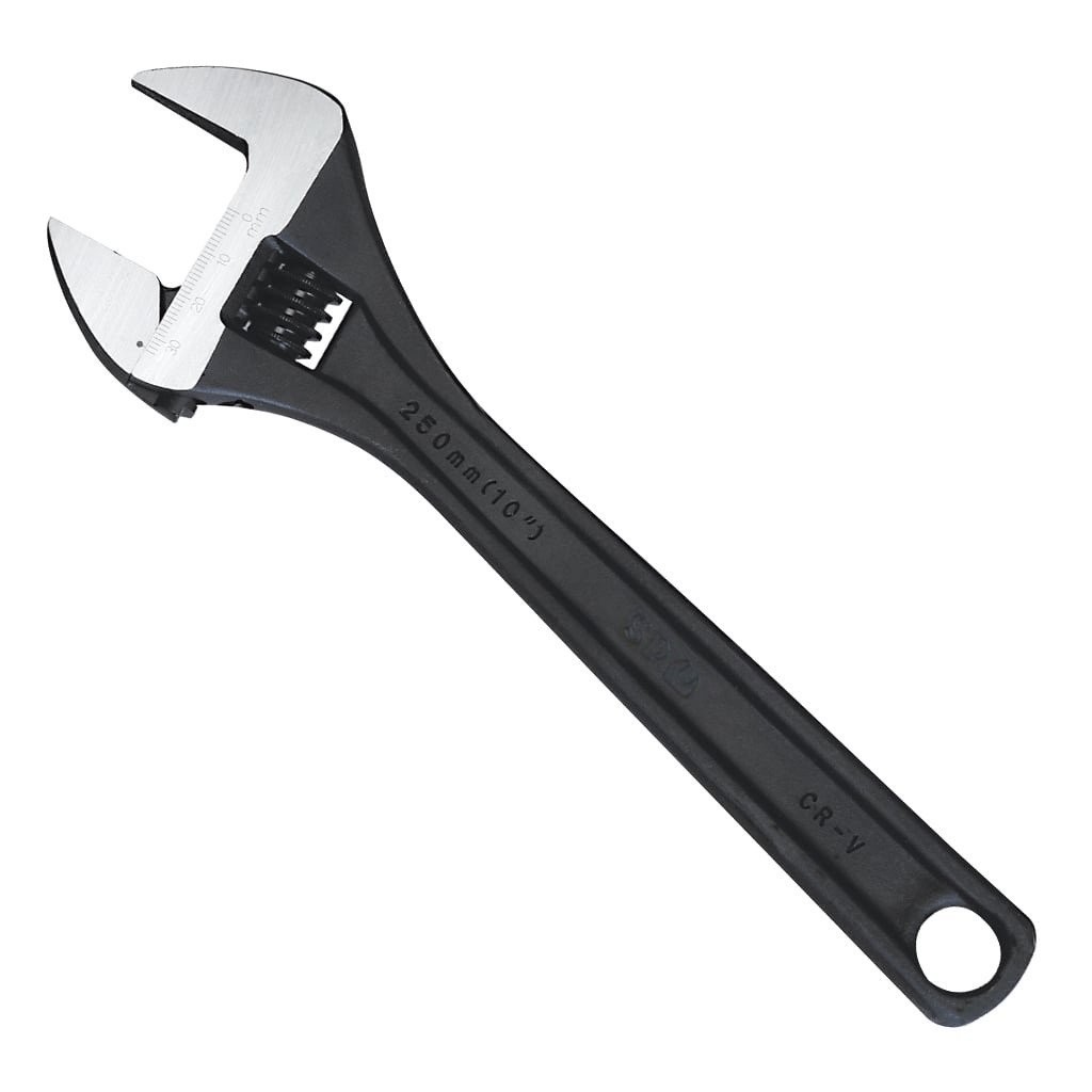 ADJUSTABLE WRENCH PREMIUM 375MM BLACK