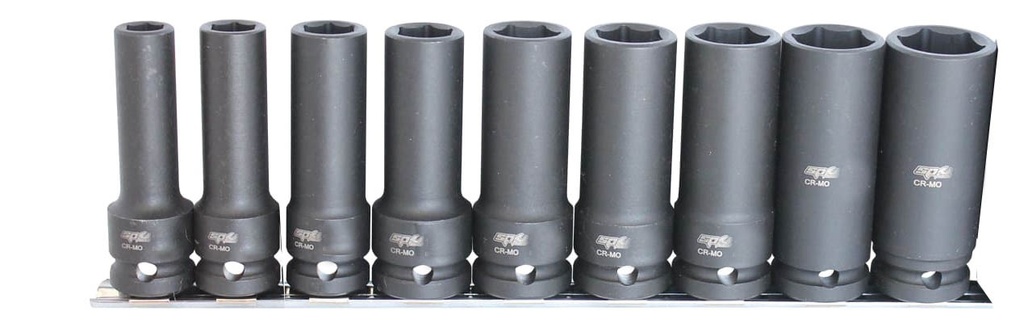 1/2" E TORX DEEP IMPACT SOCKET SET 9PC