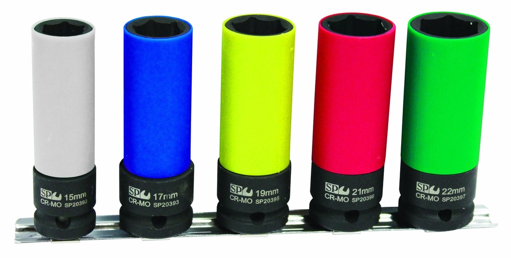 WHEEL NUT IMPACT SOCKET RAIL 5PC