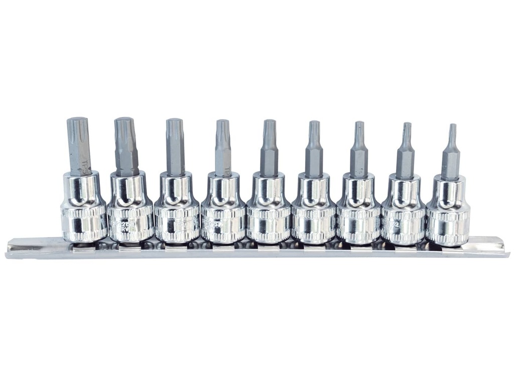 SOCKET RAIL 3/8 DR TORX PLUS 48MM 10PC