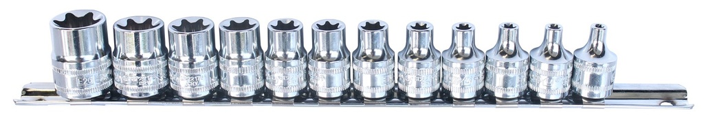 12PC 3/8" E-TORX SOCKET SET