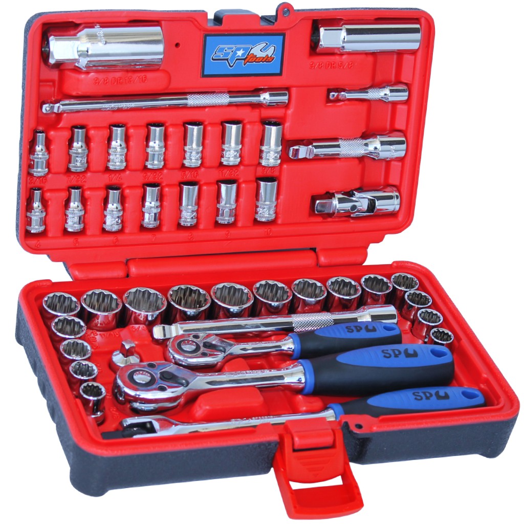 SOCKET SET 42PC 1/4"DR & 3/8"DR METRIC/SAE