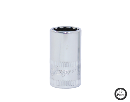 SOCKET 1/4 DR 12 PT METRIC 10MM