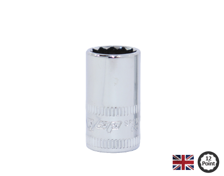 SOCKET 1/4 DR 12 PT SAE 3/8"