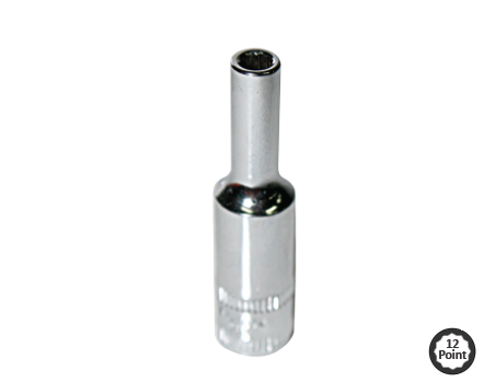 SOCKET 1/4DR 12PT METRIC DEEP 6MM