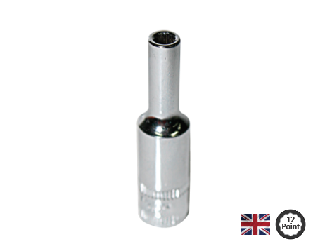 SOCKET 1/4DR 12PT SAE DEEP 3/16"