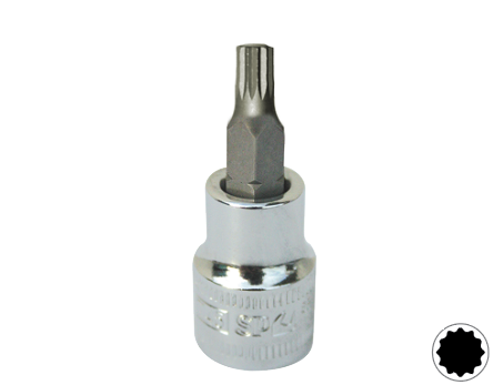 SOCKET 3/8" SPLINE 5MM (50MM)