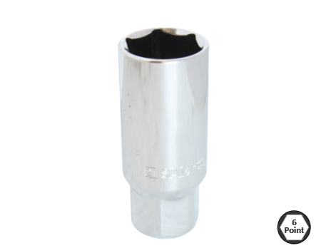 SOCKET 3/8DR 6PT SPARK PLUG 21MM