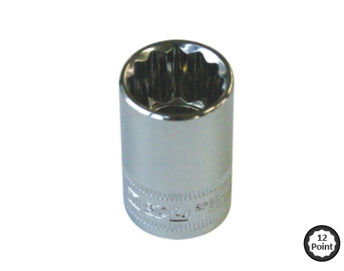SOCKET 1/2"dr 12pt METRIC 21mm