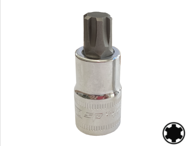 SOCKET 1/2" RIBE 9MM (55MM LONG)