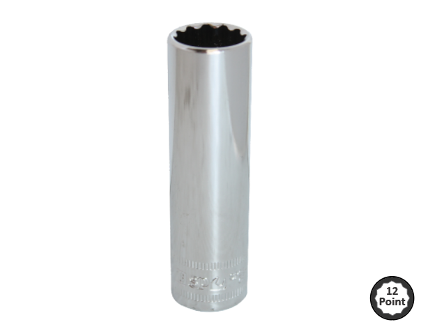 SOCKET 1/2dr 12pt METRIC DEEP 19mm