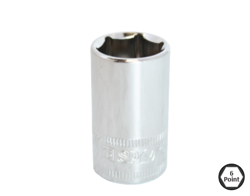 SOCKET 1/2DR 6PT METRIC 12MM