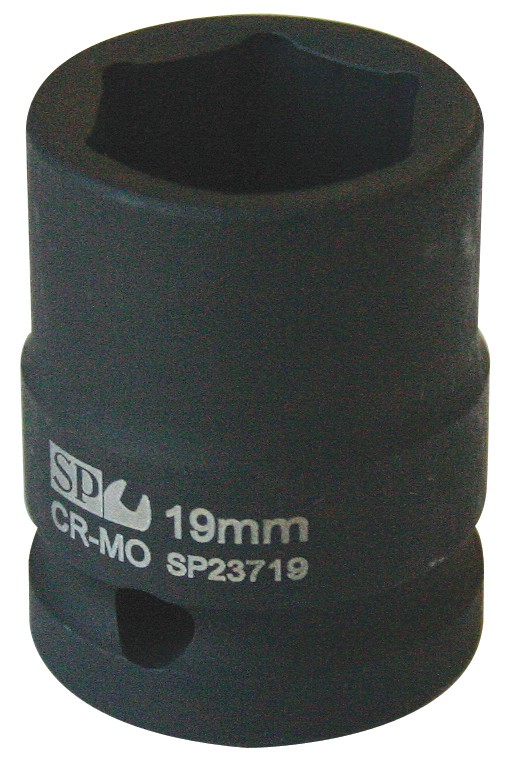 SOCKET IMPACT 1/2" DR 6PT METRIC 17MM