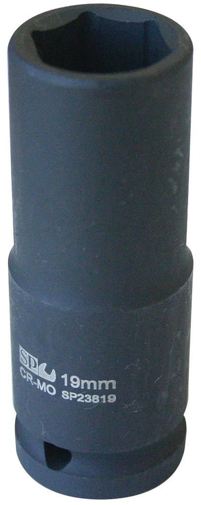 SOCKET IMPACT DEEP 1/2" DR 6PT METRIC 18MM