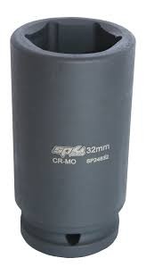 SOCKET IMPACT DEEP 3/4DR 6PT 27MM