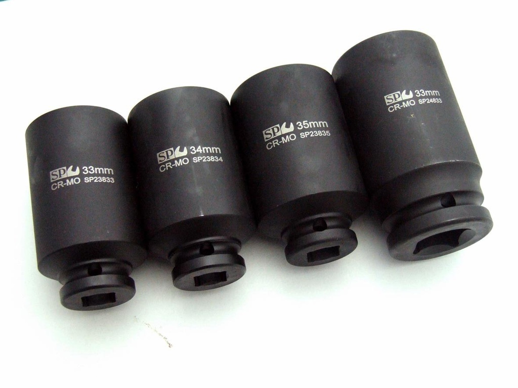 SOCKET IMPACT DEEP 3/4DR 6PT METRIC 33MM