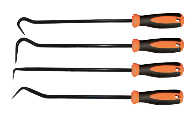 HOOK & PICK SET 4PCS (EXTRA LONG HOOK)