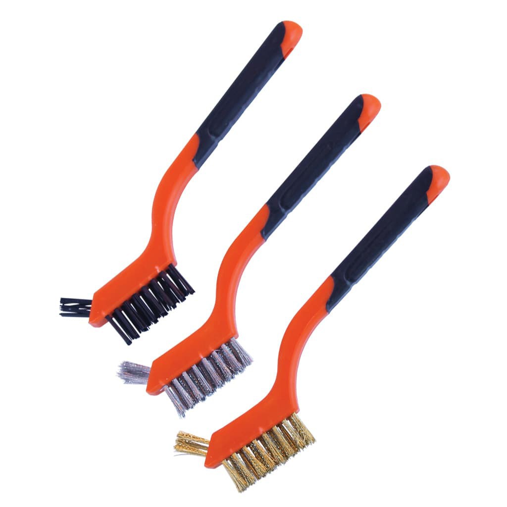 3PC WIRE BRUSH SET 180MM