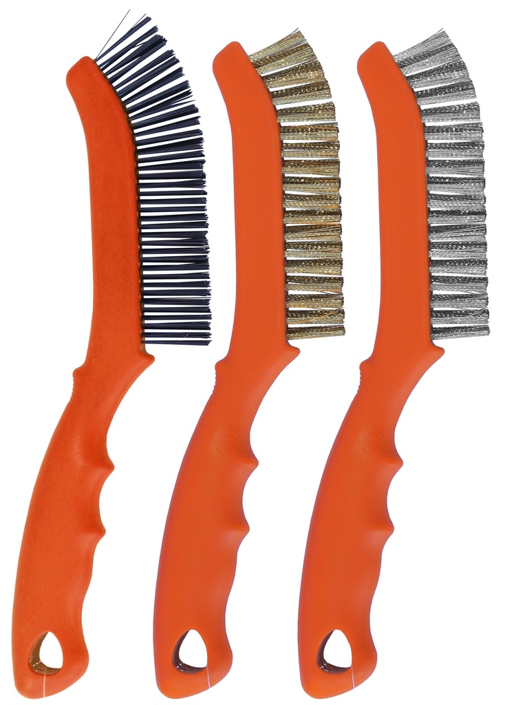 Wire Brush Set Large 230mm 3 Piece