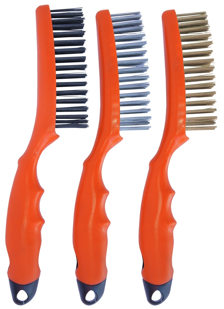 Wire Brush Set Large 254mm 3 Piece